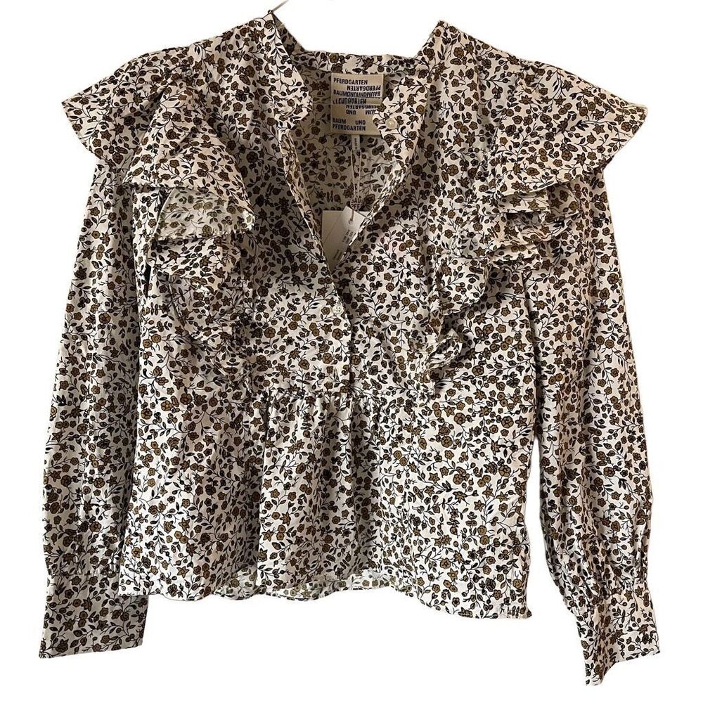 Baum und pferdgarten Maeron‎ Shirt Floral Print NWT